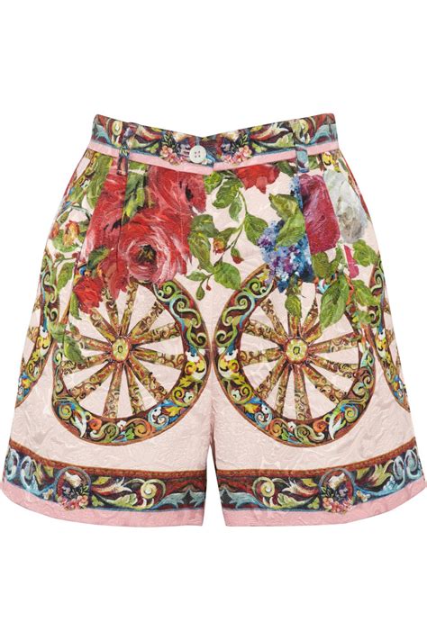 Minishorts Dolce & Gabbana multicolor maat 42 IT in Katoen